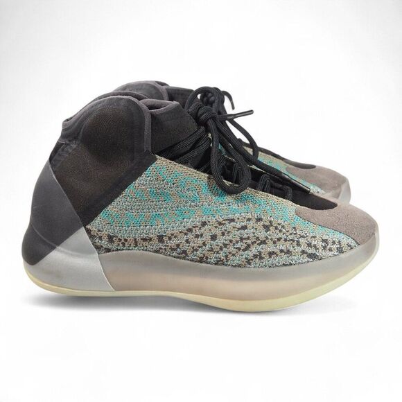 Adidas Yeezy Quantum 'Teal Blue' Lifestyle Sneaker G58864 Youth 6.5 Women's 7.5 - Picture 5 of 13